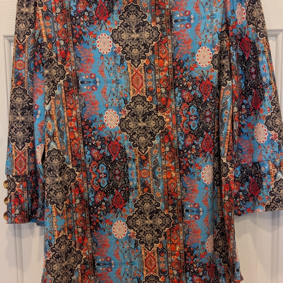 Universal Thread Multicolor Patterned Blouse - Picture 3 of 4